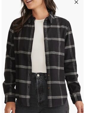 Marine Layer Monterey Organic Cotton Flannel Shirt